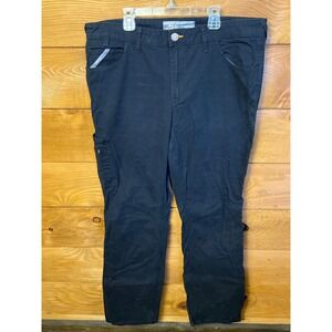 ARIAT Perfect Rise Rebar Straight Black Cargo Pants Men's 32R Work Tough Utility